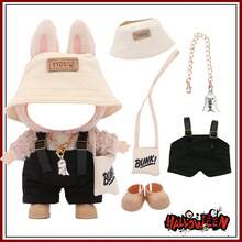 For LABUBU Halloween Costume, Headband, Bucket Hat, Sunglasses, Headphones, Suspender Pants, Jeans Set, Paired With Necklace, Bag And Shoes, Fashionable Accessories, Merchandise, Holiday & Birthday Gift (Excluding Plush Doll) - Multicolor - View 3