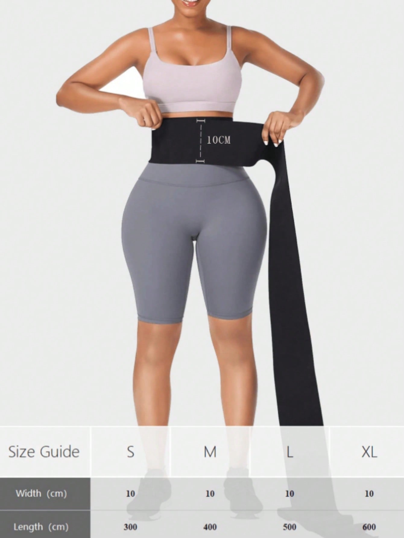 1 قطعة حزام خصر للنساء بشكل سرة مرن قابل للتعديل ل...