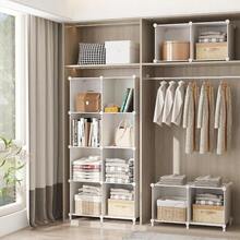 Cube Storage Organizer 16 Cube Closet Organizer Stackable Storage Cube Shelves DIY Portable Closet Clothes Organizer Shelving For Bedroom Closet Wardrobe Bathroom White - 白色 - 查看 4