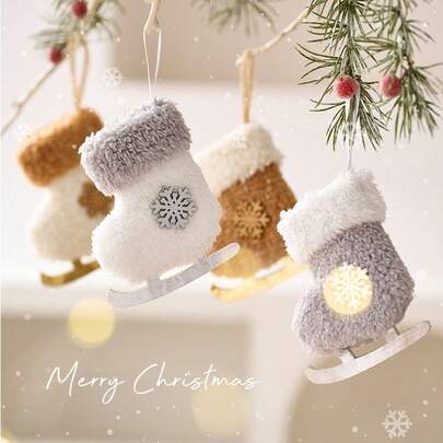 圣诞袜挂饰，圣诞树装饰，圣诞节节日装饰，创意小挂饰