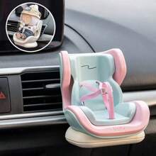 Doll Safety Seat, Suitable For Labubu, Car Seat Air Outlet Ornaments, Safety Seat Model Ornaments Toys, Doll Decoration, Car Interior Ornaments