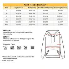 Aelfric Eden Graphic Hoodies Vintage Printed Hoodie Sweatshirt Casual Oversized Long Sleeve Streetwear Hooded Pullover - 黑色 - 查看 6