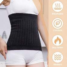 Women's Thermal Waist Belt - All-Season Warming Abdominal Wrap Provides Warmth And Protection For The Lower Back And Abdomen - Multicolor - View 6