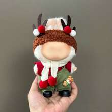 6.69-Inch Christmas Doll Clothes, Compatible With Labubu,1sets Of Decoration - Fashionable Headwear, Clothing And Pants Or Skirt Set, Suitable For 6.69-Inch Dolls, Cute BuLabu Christmas Accessories, For Play And Display (Shoes And Dolls Not Included) - Multicolor - View 9