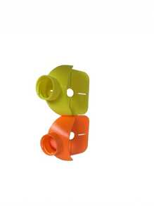 1/2 piezas Colector de polvo de perforación de plástico, convierta su botella en un colector de polvo, fácil de instalar y limpiar, accesorios duraderos de recolección de polvo DIY para herramientas manuales, decoración de muebles