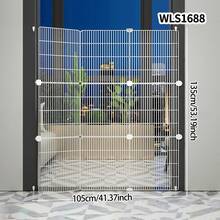 Pet Gate Dog Fence Barrier Isolation Door Small Dog Indoor Cat Rabbit Stair Balcony Enclosure - Multicolor - View 3