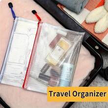 Torby siatkowe PVC w losowych kolorach 5/10 A5 – wytrzymałe torby do przechowywania dokumentów, odpowiednie do domu, szkoły i podróży | Wielofunkcyjne torby do przechowywania z zamknięciem na zamek błyskawiczny, różne kolory i wzory, artykuły szkolne, organizacja domu, żywe wzory, solidna konstrukcja, dla profesjonalistów szkolnych