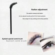 313 piezas Kit de herramientas de maquillaje que incluye 1 caja organizadora de plástico, pinzas para el cabello, pinceles de delineador, varitas de rímel y aplicadores de lápiz labial para labios