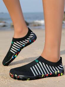 ZVB Couples Water Shoes Suitable For Barefoot Lovers, Soft-Soled Women's Beach Shoes For Swimming, Diving, Outdoor Quick-Drying Summer Sandals, Fishing Water Shoes, Breathable Wading Shoes