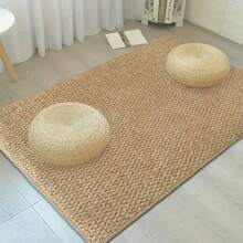户外高端亚麻材质，升级防滑柔软高档可洗底部，多用途客厅、入口、浴室、厨房防滑防尘吸水防刮易护理地毯门垫，适用于家庭酒店公寓商业用途