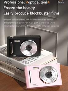 Campus Digital Camera For Teens With High Definition Front And Rear Dual Photography, Retro Card Travel Photography (No Card) - Camera - View 5