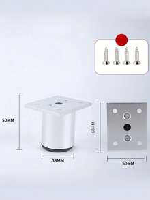 4 chân tủ điều chỉnh được, chân đồ nội thất điều chỉnh được, chân nâng tủ sofa, chân thay thế đồ nội thất tự lắp ráp, chân kệ tivi - Nhiều màu - Xem 15