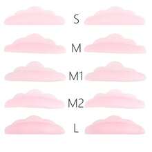 10 Pieces Reusable Eyelash Lifting Kit Silicone Laminating Pad 3D Eyelash Perming Rods Extension Curling Pad Makeup Tool - Multicolor - View 3