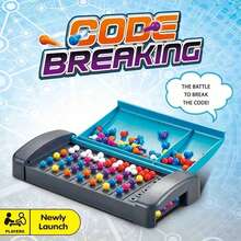 1pc Logic Reasoning & Password Cracking Puzzle Tabletop Decompression Game, Board Games For Teenager - Multicolor - View 1