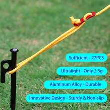 Wind Rope Buckle For Quick Knotting And Versatile Tent Adjustment Buckle