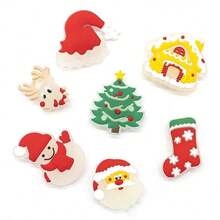 14 Pieces Of Glow-In-The-Dark Shoe Accessories, Suitable For Christmas Gifts, Glow-In-The-Dark Santa Claus Shoe Accessories, Suitable For Party Decorations, Accessories, Holiday Gifts, Christmas Decorations Christmas Decoration XMAS Decor Christmas Tree Gift Decor Thanksgiving Wedding Home Decor Home Decor Fall Decor Autumn Decor Birthday Decorations For Gifts Party Supplies Indoor Outdoor Garden Holiday Festival Decor Halloween Decor Wall Decor Halloween Ornamentschristmas Decoration XMAS Decor Christmas Tree Gift Decor Thanksgiving Wedding Home Decor Home Decor Fall Decor Autumn Decor Birthday Decorations For Gifts Party Supplies Indoor Outdoor Garden Holiday Festival Decor Halloween Decor Wall Decor Halloween Ornaments - Multicolor - View 3