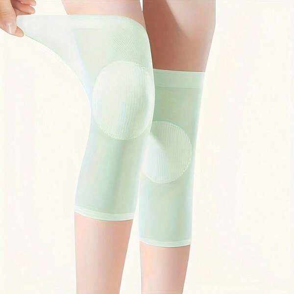 قطعتان من وسادات الركبة فائقة الرقة للكريسماس وعيد الهالوين وعيد الفصح، وسادات حماية المفاصل من النايلون القابل للتنفس، وسادات الساق فائقة الرقة - العناية بركبتيك، ضروري لمنزلك