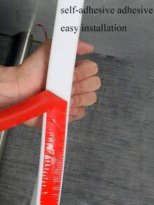 1/2 metros Perfil de ducha de silicona de 2m, cubierta para encimera de cocina, borde de bandeja de ducha, impermeabilización de ducha, impermeabilización de baño, junta de goma para mampara de ducha, tira decorativa para encimera de cocina