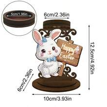 LaoJieYuan 2026 New Style Beautiful Pattern Flower DIY Diamond Painting Candle Holder Ornaments Desktop Tea Light Candle Holder 5D DIY Diamond Art Mini Candle Holder Diy Crafts Diamond Art Painting Christmas Decorations