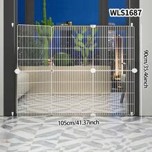 Pet Gate Dog Fence Barrier Isolation Door Small Dog Indoor Cat Rabbit Stair Balcony Enclosure - Multicolor - View 2
