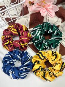 Warner Bros 1 pieza Diadema a rayas del mundo mágico de Hogwarts de Harry Potter para mujeres, diademas de los Casas de Gryffindor/Ravenclaw/Slytherin, accesorio de cabello para disfraz diario - el regalo perfecto para fiestas, diadema