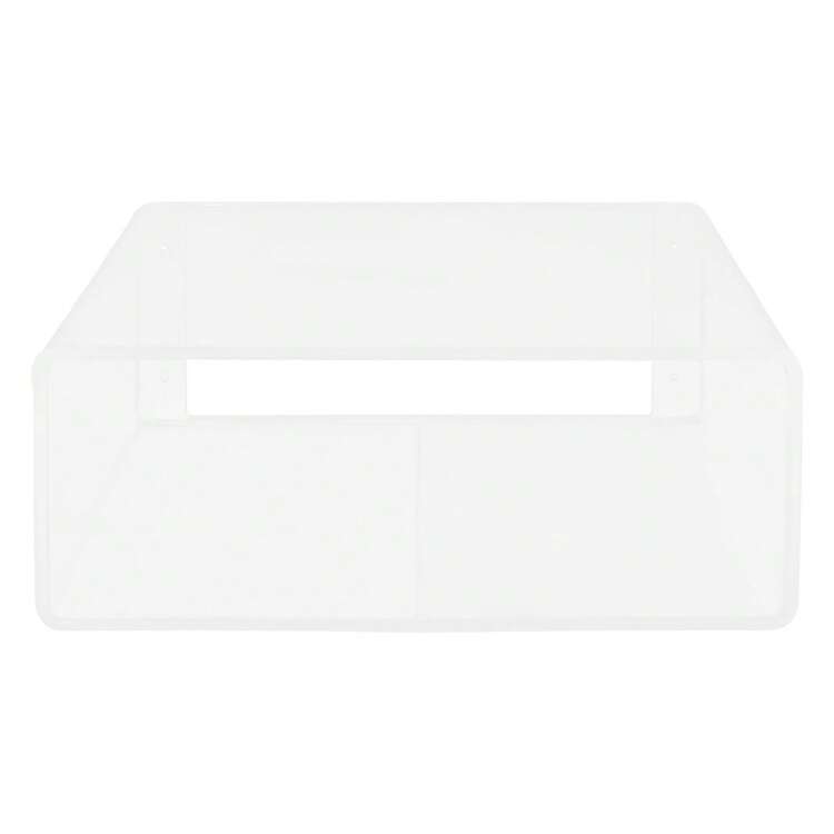 CNCEST Acrylic Floating Nightstand, Wall Mounted Acrylic Bedside Table Bookshelf, Bedside Table, Nightstand Shelf, 16.14*9.45*6.69in, Clear - Thông thoáng - Xem 8