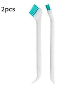 2/4 件套软毛奶瓶清洁刷 - 温和擦洗，易于清洁和存放，适用于厨房和水瓶，白色和青色手柄，奶瓶清洁剂 | 符合人体工程学的手柄 | 耐用塑料 - 白色 - 查看 6