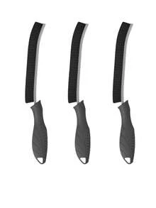 1/3pcs Crevice Cleaning Brush, New Multifunctional Gap Cleaning Brush Tool, Bathroom Gap Brush, Grout Cleaner Brush Hard Bristle Crevice Cleaning Brush - Black - View 9