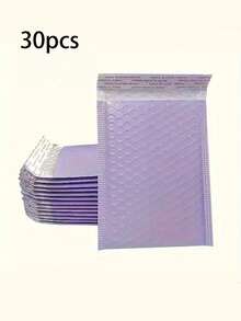 30pcs Purple Bubble Mailers, 4.3" X 7.5", Padded Polyethylene Bubble Mailing Envelopes, Small Business Packaging, Shipping Envelopes, Padded Envelopes, Mailing Envelopes, Shipping Supplies