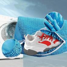 1/2pcs Shoe Washing Machine Bag, Reusable Laundry Shoe Bag For Washer And Dryer, Fits All Shoe Types And Sizes, Shoe Bag For Washing Machine, Shoe Washing Bag Travel Organizer Drawstring Shoes Pouch Shoes Cover Portable Dust-Proof For Men For Women Packing Cubes Travel Essential Cruise Essentials Vacation Essentials - Multicolor - View 8