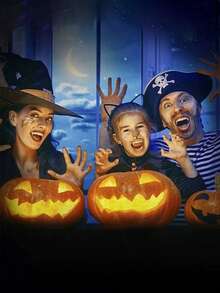 Vampire Fake Fangs Classic PP Halloween Party Cosplay Props, Halloween Costume Party Teeth Vampire Party Gag Teeth Retractable Dentures Party And Dance Costumes - White - View 4