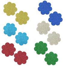 Paillettes Pastilles Couvre-mamelons Autocollants Pour Femmes Fête Rave Pétales De Poitrine Adhésifs Jetables