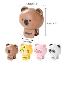 Cute Animal Toothbrush Holder Travel Toothbrush Case Dust-Proof Toothbrush Head Protective Clip Protective Cap Home Outdoor Storage Box Suitable For Business Travel - Multicolor - View 8