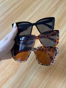 3 件装女士猫眼眼镜，适合日常旅行拍照，复古眼镜，适合夏季海滩度假、户外、旅行 - 彩色 - 查看 6