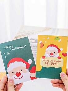 24pcs-Christmas Mini Notebook, Christmas Stocking Stuffer, 3.3in*4.7in Christmas Mini Notepad Christmas Theme Pocket Notebook Snowman Santa Claus Pattern Notebook Small Notebook Christmas Party Christmas Gift