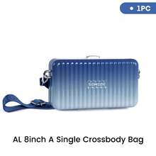 可扩展行李箱套装，斜挎包，耐用，配备静音万向轮、TSA海关锁，多种尺寸可选，100% PC硬壳和铝合金拉杆，20英寸、24英寸、28英寸可选，另配拉链袋和8英寸铝合金袋，单箱或套装可选。行李箱、拉杆箱、万向轮行李箱、旅行箱、硬壳行李箱、登机箱、带轮行李箱、男士旅行必备、女士旅行必备、度假旅行、商务旅行、大容量旅行必备、旅行配件、旅行收纳包、旅行用品 - TripleBlue - 查看 7