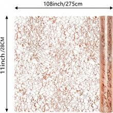 1/6 Rose Gold Table Runner 11*108 Inches, Party Supplies, Tablecloth Decor For Wedding, Bridal Shower, Banquet, Birthday Party, Dessert Table, Buffet, Anniversary, DIY - Multicolor - View 4
