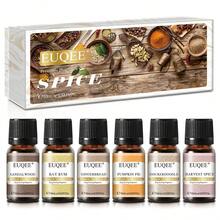 Set de regalo de aceites esenciales EUQEE, Set de 6 piezas/12 piezas de aceites esenciales de aromaterapia, Set de aceites con aroma a frutas, Adecuado para difusor, aromaterapia, velas, jabón, Múltiples tamaños disponibles, Set de regalo de aceites esenciales premium - Múltiples aromas - Ver 16