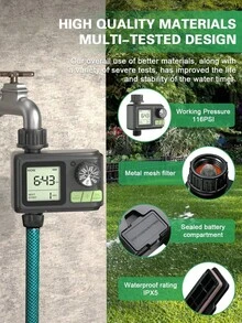 超级定时系统出水定时器精确浇水户外自动灌溉完全可调程序 - M05-BS - 查看 3