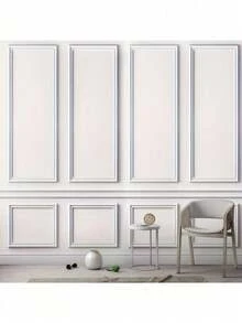 1pc 39.37in/78.74in Self-Adhesive Wall Panels, Flexible Wall Decor Strips, Self-Stick Panel Trim, Suitable For DIY Home Decor, Wall Protection, Cabinet Edging, Mirror Frames - Multicolor - View 5