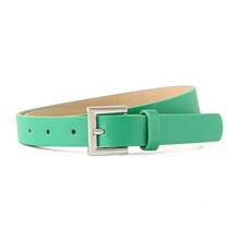 1pc Women's Fashion Square Buckle Jeans Belt - Urban Minimalist Stylish High-End Decoration - 綠色 - 查看 13