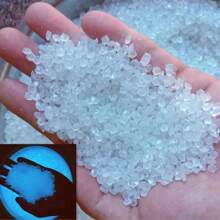 2000/6000 pezzi Ciottoli luminosi al neon alimiantati a energia solare - Pietre luminose da 0,38cm per acquari e vasi da fiori, in resina ABS