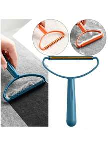 1pc Handheld Fabric Shaver, Plastic Handle, Anti-Rust Copper Blade Shaver, Pet Hair Remover, Carpet Lint Remover, Suitable For Carpets, Car Mats, Sofas, Pet Beds, Furniture And Clothing To Remove Fuzz And Hair From Woven Fabrics, Carpets And Other Textiles. - Multicolor - View 13