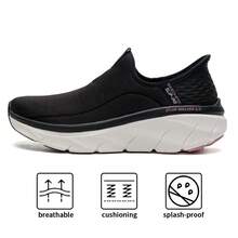 Skechers أحذية نسائية كاجوال للاستخدام اليومي في الهواء الطلق أحذية رياضية أحذية للركض 150099-BKPK - الأسود - مشاهدة 1