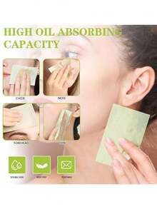 500 Pcs/300 Pcs/100 Pcs Boxed Portable Natural Plant Oil-Absorbing Paper, Easy-To-Use Design, Aromatic Oil Control, Suitable For Oily Skin, Facial Oil-Absorbing Paper, Suitable For Oily Skin, Beauty And Personal Care, Facial Oil Control, Makeup And Skincare.,Blotting Paper,Beauty,Skin Care Products,Spa,Self Care,Skin Care Tools,Face Care,Esthetician Supplies,Skin,Face Wash,Facial