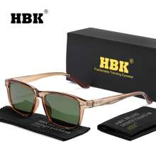 HBK HBK Stylish Polarized Fashion Glasses For Men & Women - TR90 Frame, TAC Lens, Colorful Casual Eyewear For Outdoor, Fishing, Sports & Street Style, Decoration Glasses, Vacation, Photo For Summer Beach Vacation,Outdoor,Travel