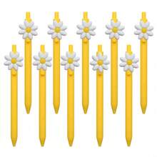 1/6/10支装可爱蜜蜂系列圆珠笔，可爱书写文具笔，创意签名笔，高品质黄色可爱蜜蜂风格，适用于办公室和学习，课堂奖励，返校礼物，生日礼物 - 彩色 - 查看 10