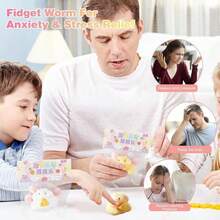 2pcs Squishy Hamster Squeeze Toys,3inch Big Cute Soft Hamster Squishy Toys,Stress Relief Squishies For Kids Party Favors, Pinch Family, Fidget Toys Suitable Adults Kids Big - 彩色 - 查看 7