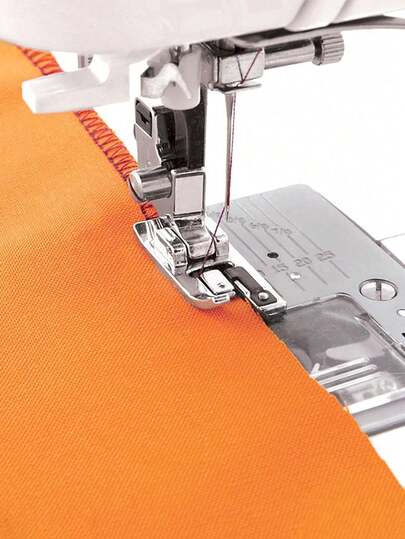 1pc Overlock Sewing Machine Presser Foot Tool, Perfect For Low Shank Singer And Brother Machines, Sewing Accessories, Great Gift For Father's Day, Mother's Day, Friends, Boyfriend/Girlfriend, Family