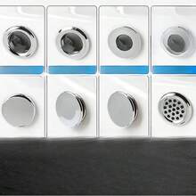 1 件装洗脸盆溢流环，精美装饰盖，水槽溢流塞，塑料不锈钢面盆溢流环 - 銀色 - 查看 8